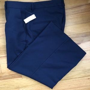 NWT wide leg cropped cotton blend trouser Old Navy